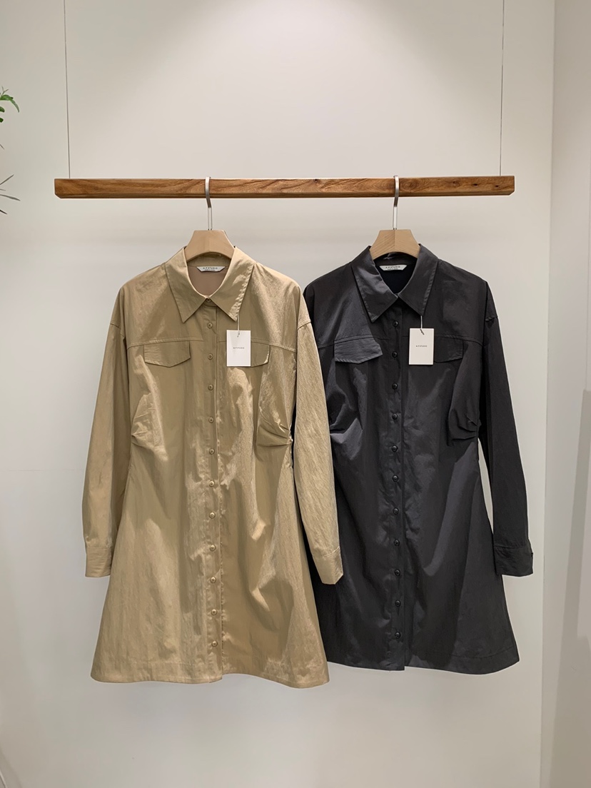 A P-STUDIO韓國直郵東大門實拍女裝新品人氣連衣裙含腰帶A P-STUDIO連衣裙