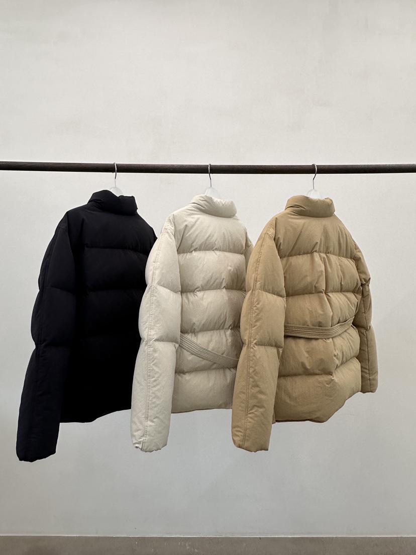 eRume韓國直郵女裝新品人氣24秋冬推薦真品短款棉服含腰帶ERUME短款棉服