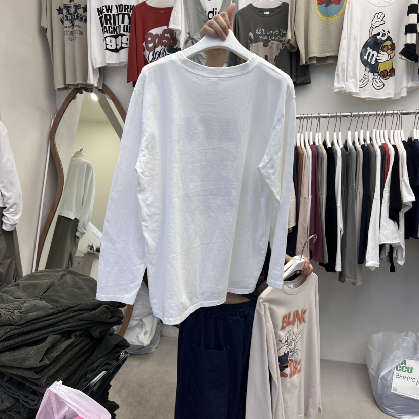 ZACCU直郵韓國代購女裝新品時尚熱賣職業人氣推薦休閑長袖T恤ZACCU長袖T恤