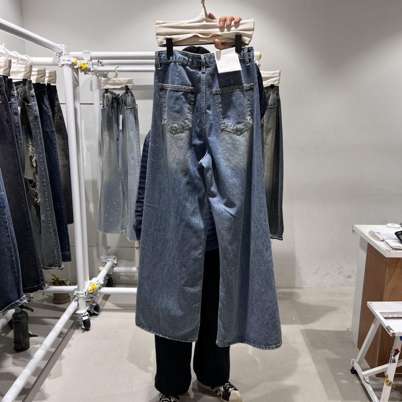 RPM韓國直郵女裝新品24秋冬休閑職業熱賣人氣真品時尚牛仔褲RPM牛仔褲