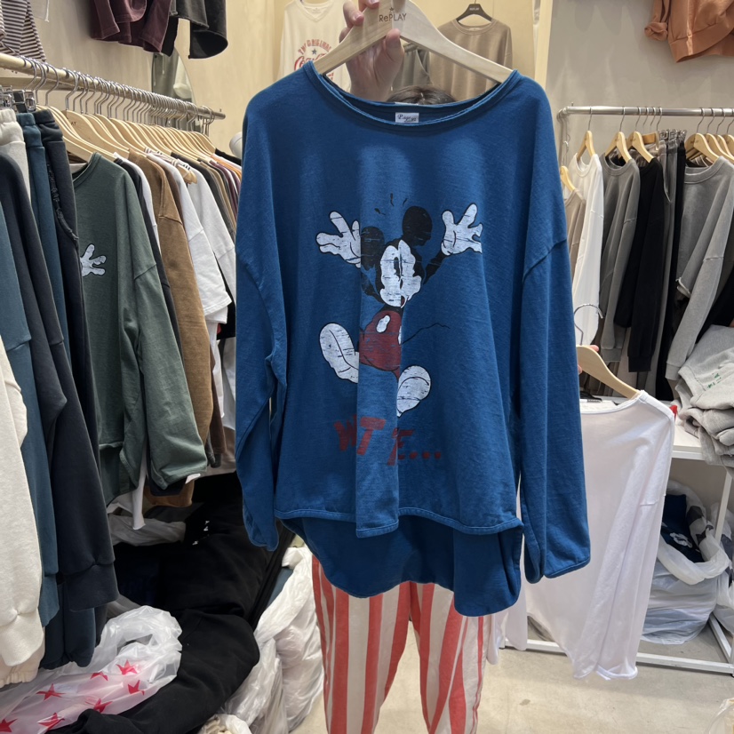 REPLAY直郵韓國代購女裝新品休閑熱賣職業24秋冬時尚長袖T恤REPLAY長袖T恤圖色2