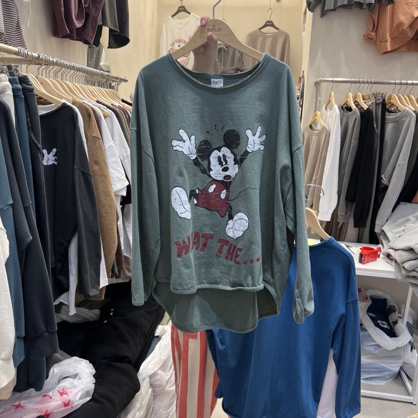 REPLAY直郵韓國代購女裝新品休閑熱賣職業24秋冬時尚長袖T恤REPLAY長袖T恤圖色3