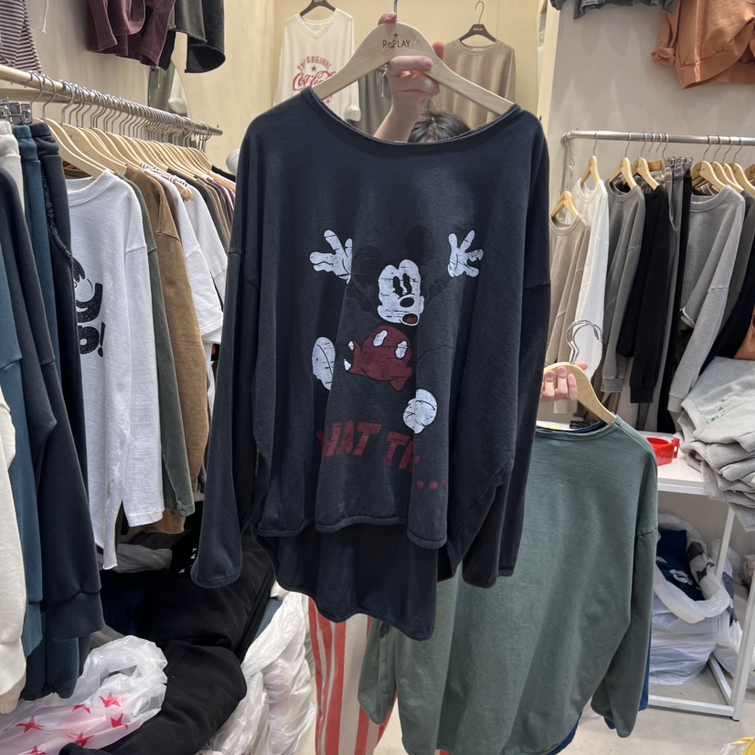 REPLAY直郵韓國代購女裝新品休閑熱賣職業24秋冬時尚長袖T恤REPLAY長袖T恤圖色4