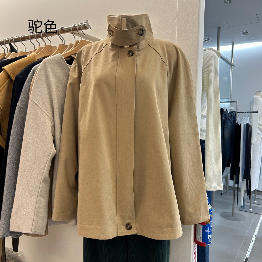 VAN NUVO韓國直郵東大門實拍女裝新品熱賣休閑真品長款風衣VAN NUVO長款風衣圖色2