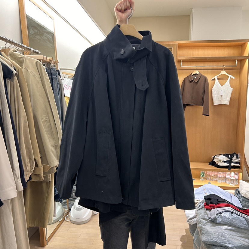 VAN NUVO韓國直郵東大門實拍女裝新品熱賣休閑真品長款風衣VAN NUVO長款風衣圖色3