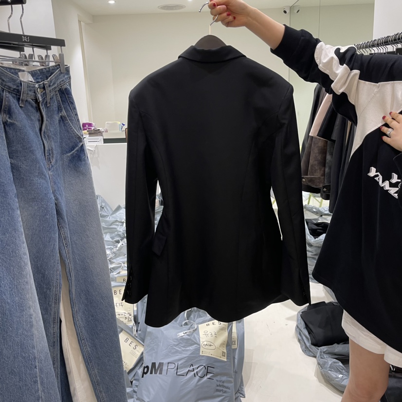 BES韓國直郵東大門實拍女裝新品推薦時尚人氣休閑熱賣24秋冬夾克BES夾克