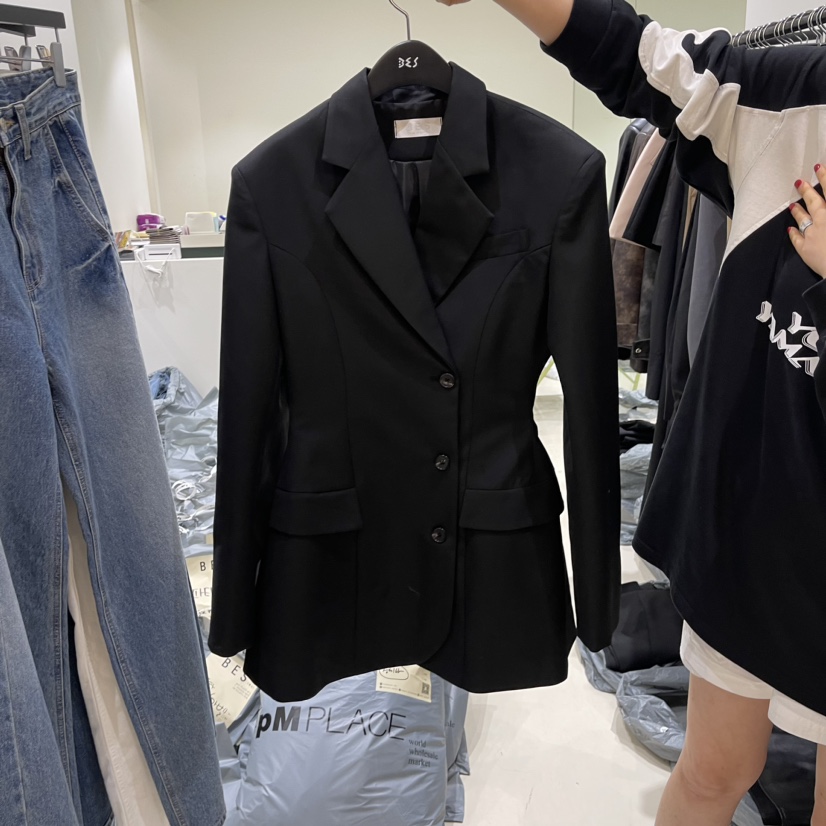 BES韓國直郵東大門實拍女裝新品推薦時尚人氣休閑熱賣24秋冬夾克BES夾克圖色2