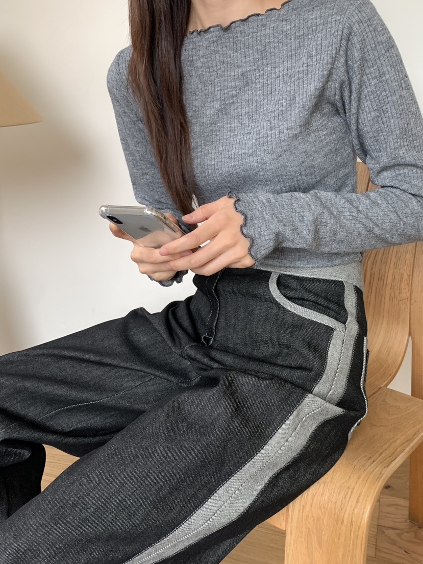 RE:OPENING韓國直郵女裝新品熱賣時尚24秋冬真品人氣牛仔褲RE:OPENING牛仔褲