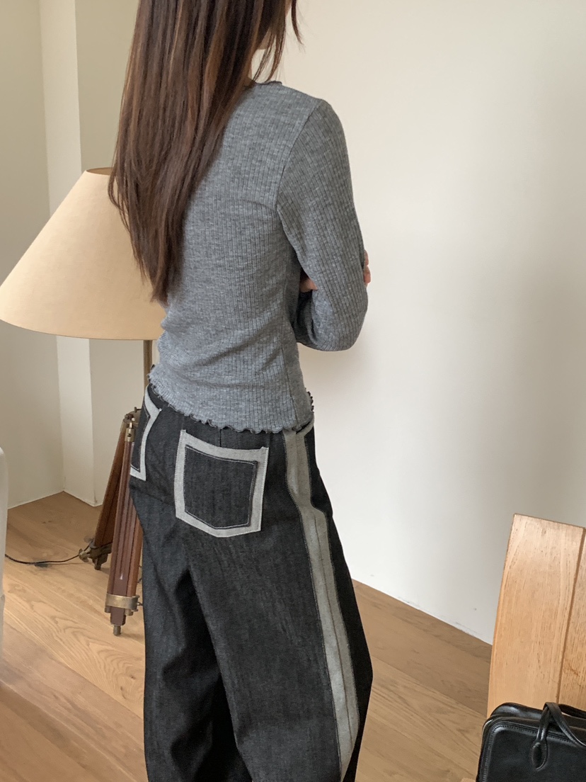 RE:OPENING直郵韓國代購女裝新款人氣職業真品推薦長袖T恤RE:OPENING長袖T恤