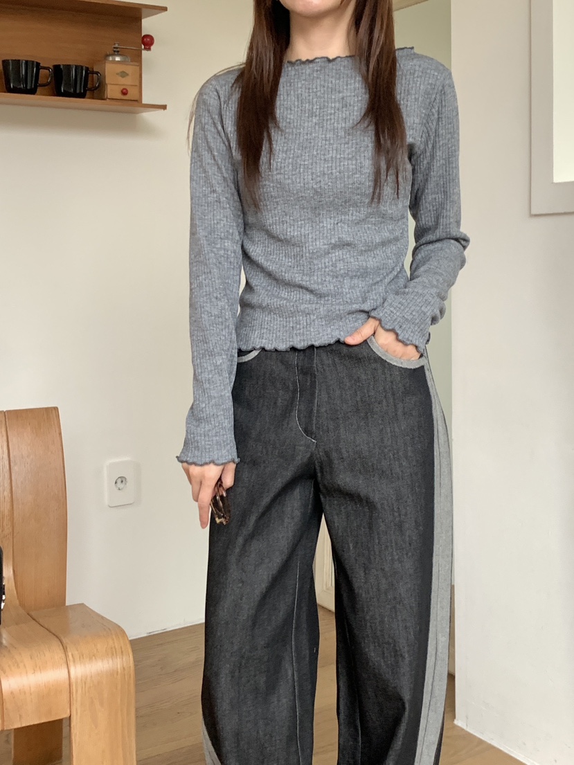 RE:OPENING直郵韓國代購女裝新款人氣職業真品推薦長袖T恤RE:OPENING長袖T恤