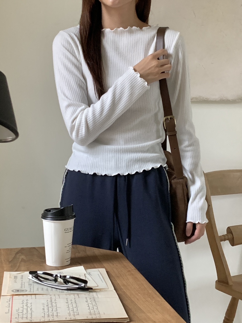 RE:OPENING直郵韓國代購女裝新款人氣職業真品推薦長袖T恤RE:OPENING長袖T恤