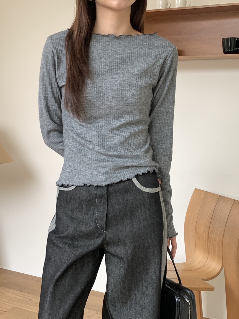 RE:OPENING直郵韓國代購女裝新款人氣職業真品推薦長袖T恤RE:OPENING長袖T恤