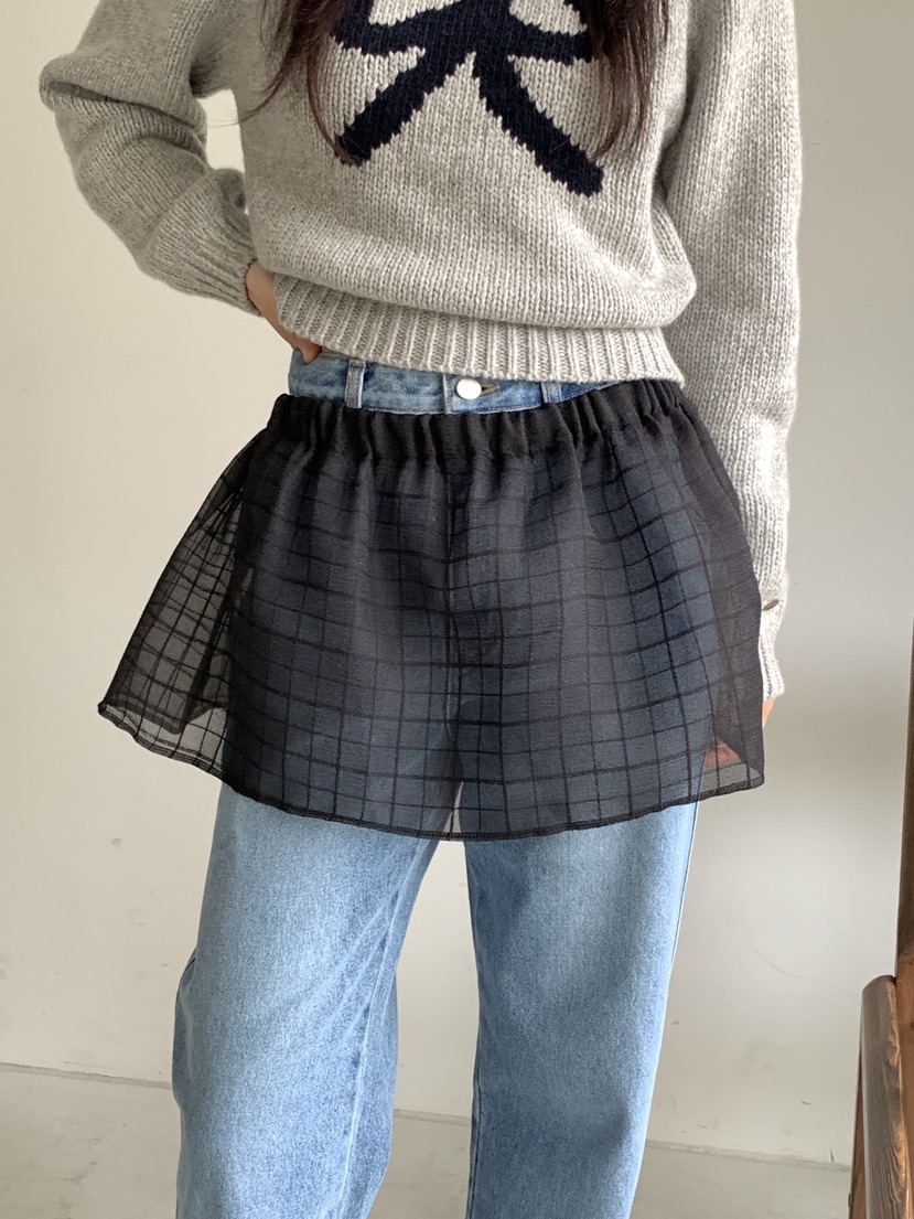 RE:OPENING韓國直郵東大門實拍女裝新款人氣休閑推薦時尚短裙RE:OPENING短裙