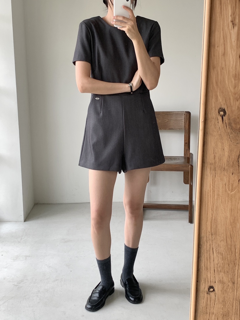 RE:OPENING直郵韓國代購女裝新款真品24秋冬熱賣休閑連體褲RE:OPENING連體褲