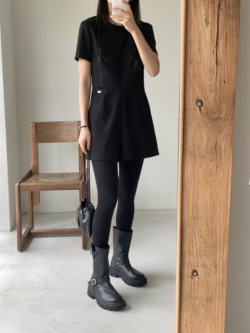 RE:OPENING直郵韓國代購女裝新款真品24秋冬熱賣休閑連體褲RE:OPENING連體褲