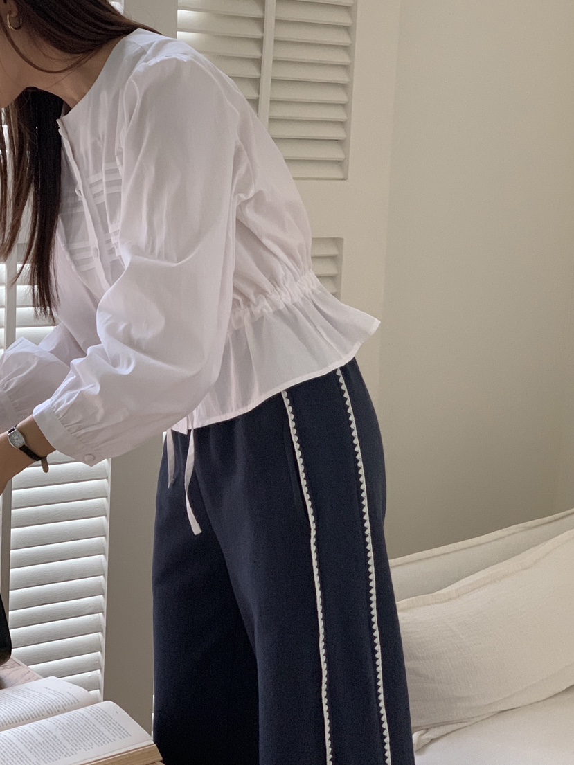 RE:OPENING直郵韓國代購女裝新款休閑人氣職業推薦襯衫蕾絲衫RE:OPENING襯衫/蕾絲衫
