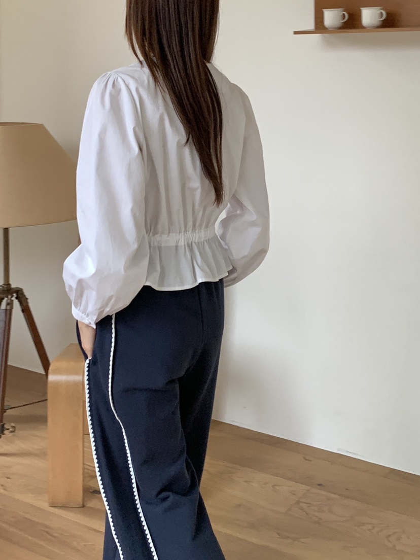 RE:OPENING直郵韓國代購女裝新款休閑人氣職業推薦襯衫蕾絲衫RE:OPENING襯衫/蕾絲衫