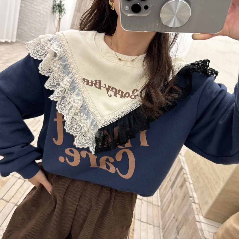 LOVABLE韓國直郵東大門實拍女裝新品推薦人氣熱賣休閑真品衛衣LOVABLE衛衣