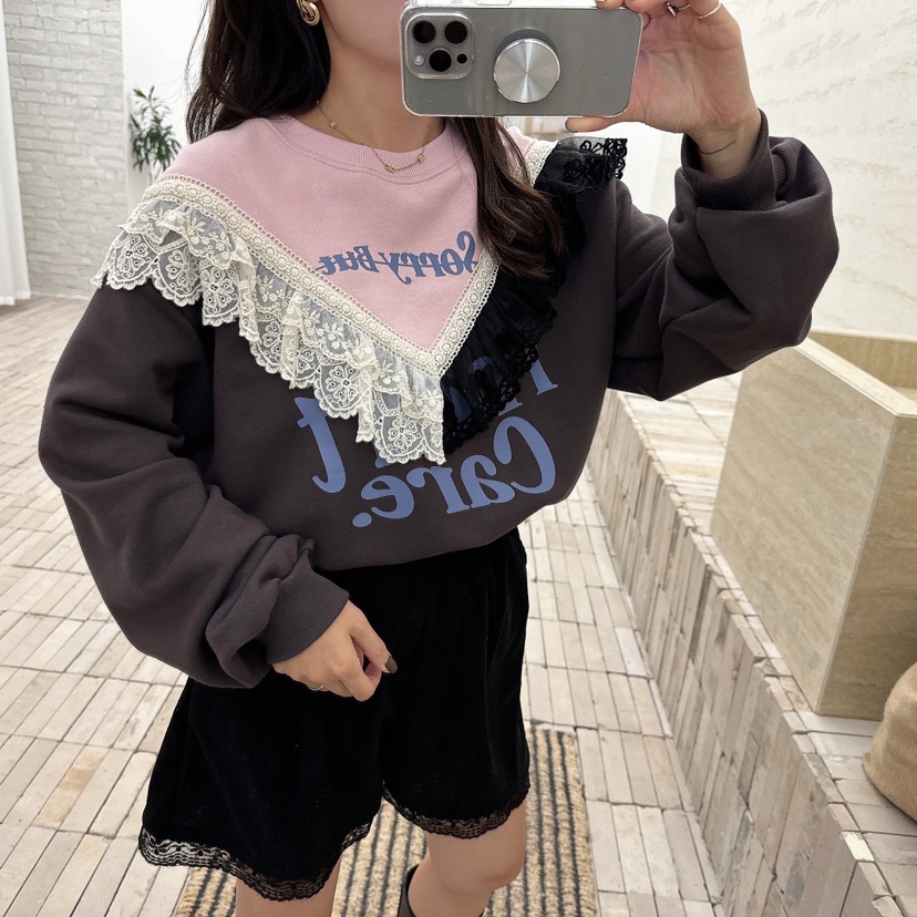 LOVABLE韓國直郵東大門實拍女裝新品推薦人氣熱賣休閑真品衛衣LOVABLE衛衣