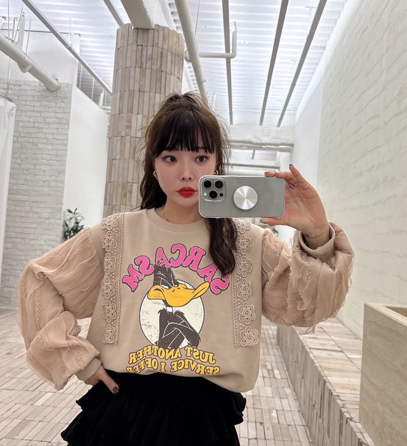 LOVABLE直郵韓國代購女裝新款熱賣推薦人氣真品24秋冬衛衣LOVABLE衛衣
