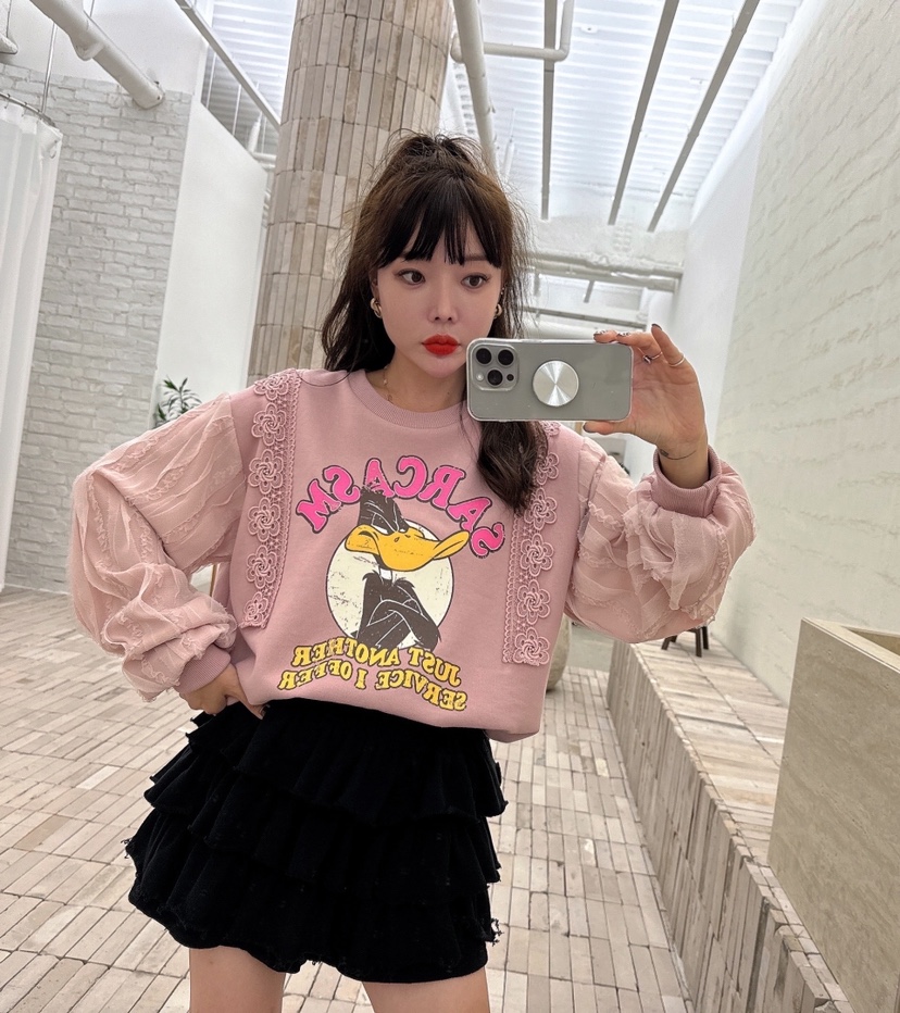 LOVABLE直郵韓國代購女裝新款熱賣推薦人氣真品24秋冬衛衣LOVABLE衛衣