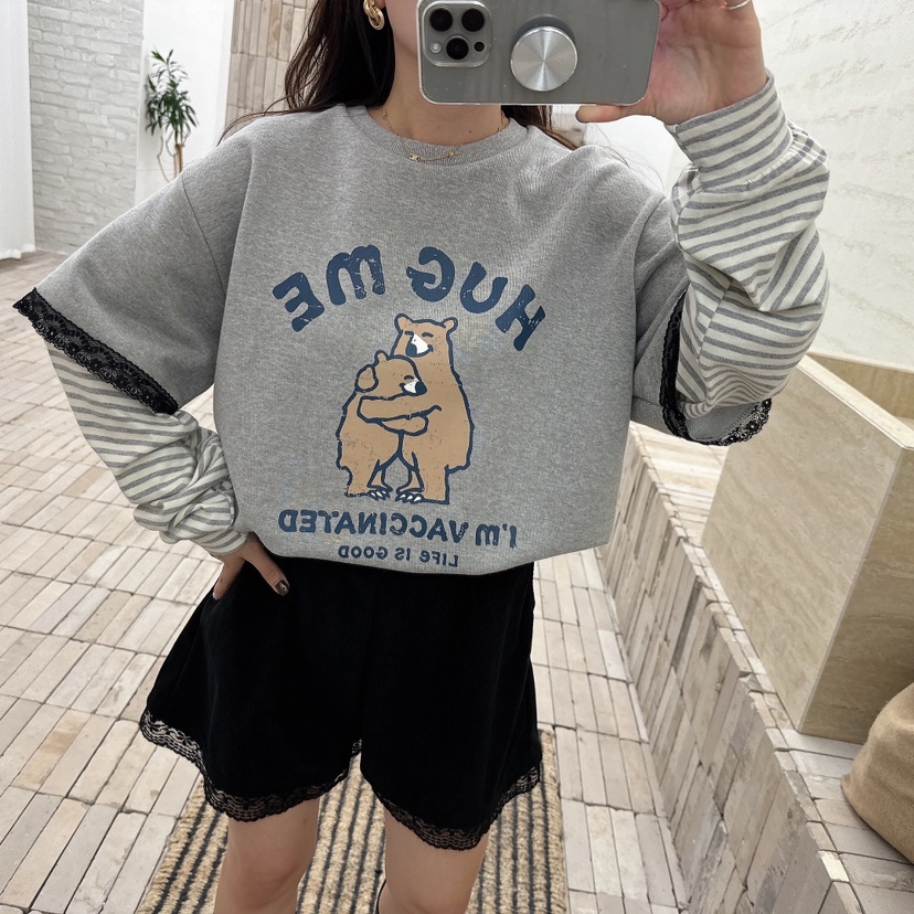 LOVABLE韓國直郵東大門代購女裝新品熱賣職業真品人氣時尚衛衣LOVABLE衛衣
