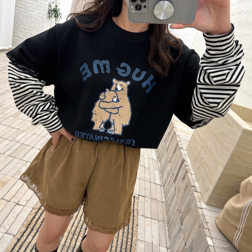 LOVABLE韓國直郵東大門代購女裝新品熱賣職業真品人氣時尚衛衣LOVABLE衛衣