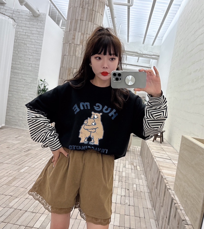 LOVABLE韓國直郵東大門代購女裝新品熱賣職業真品人氣時尚衛衣LOVABLE衛衣