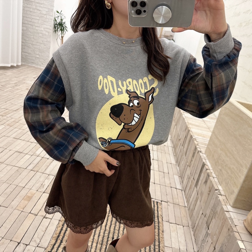 LOVABLE韓國直郵東大門代購女裝新款休閑人氣24秋冬時尚衛衣LOVABLE衛衣