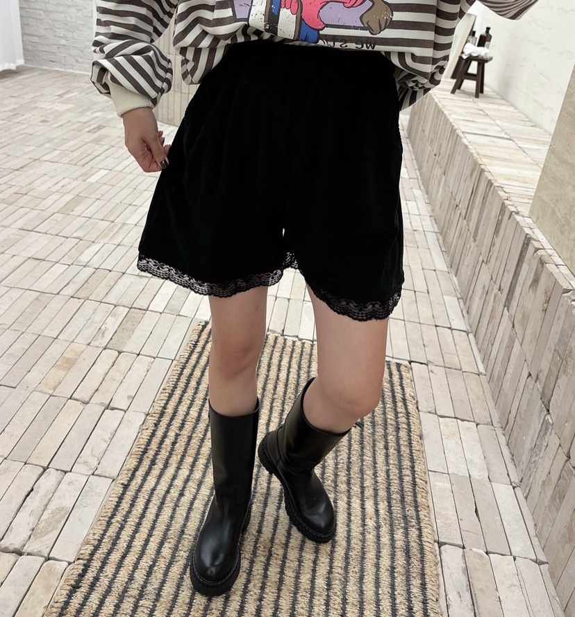 LOVABLE韓國直郵東大門實拍女裝新款真品職業熱賣休閑人氣短褲LOVABLE短褲