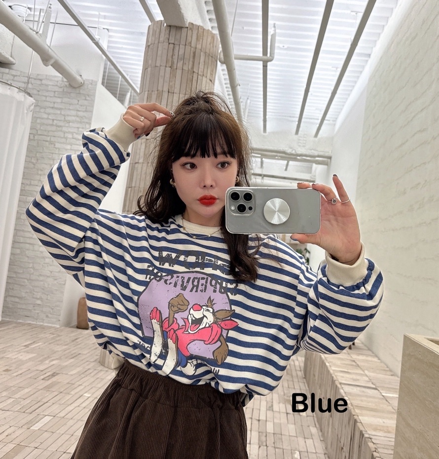 LOVABLE韓國直郵東大門實拍女裝新款真品休閑時尚職業熱賣衛衣LOVABLE衛衣