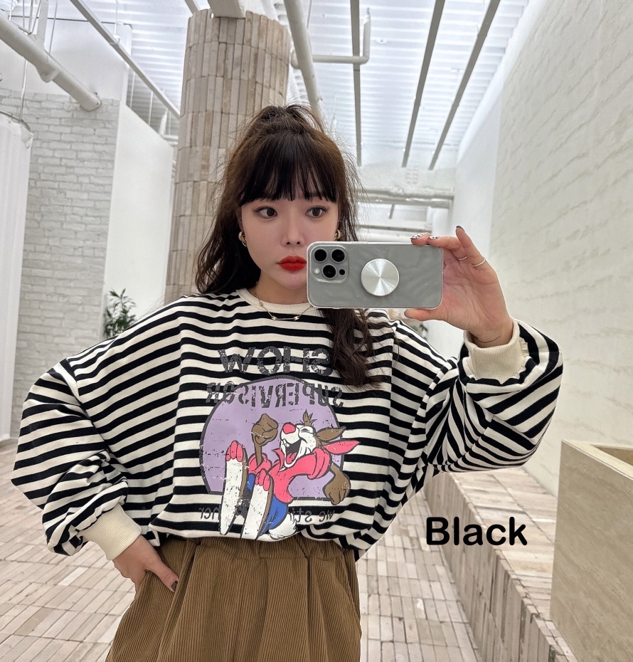 LOVABLE韓國直郵東大門實拍女裝新款真品休閑時尚職業熱賣衛衣LOVABLE衛衣