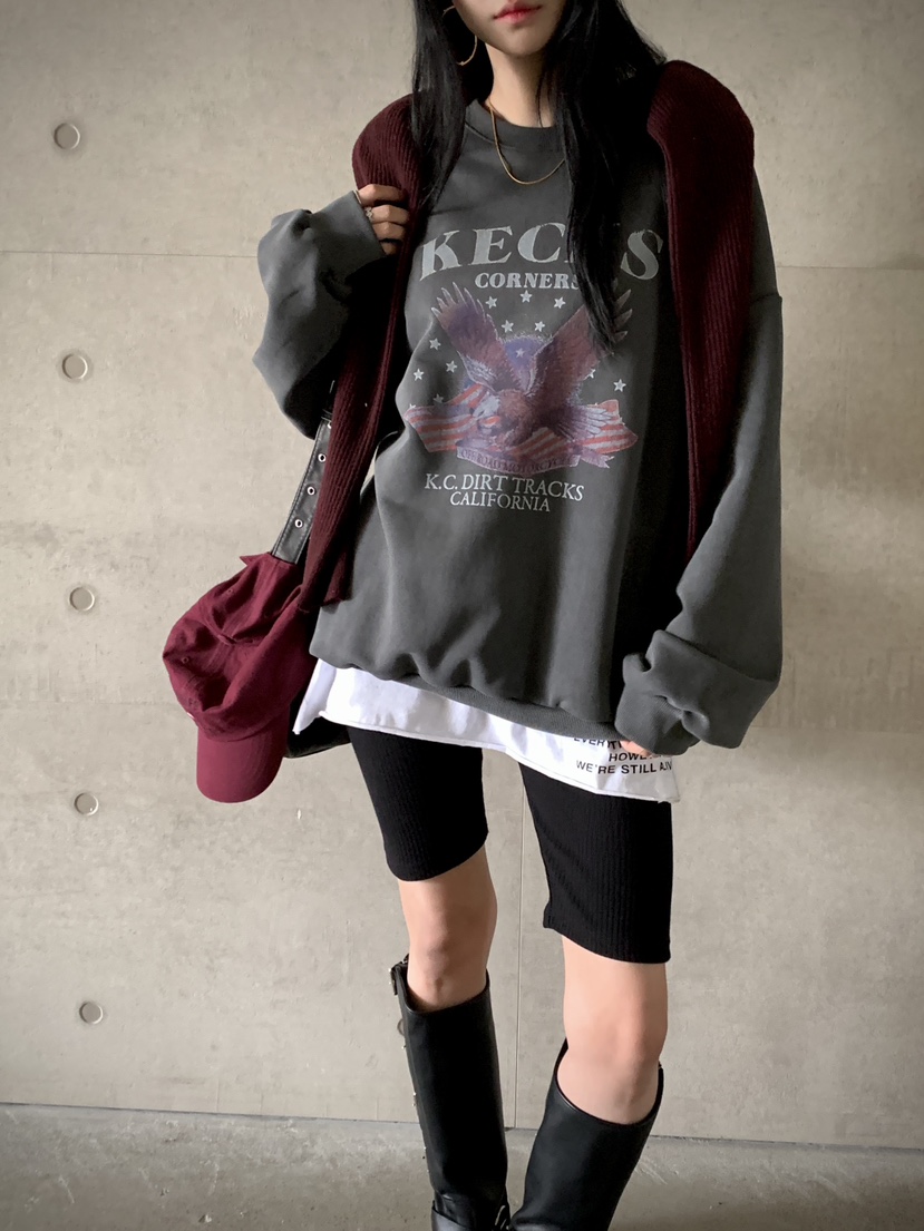 DAVICHI韓國直郵東大門代購女裝新品人氣熱賣休閑推薦真品衛衣DAVICHI衛衣