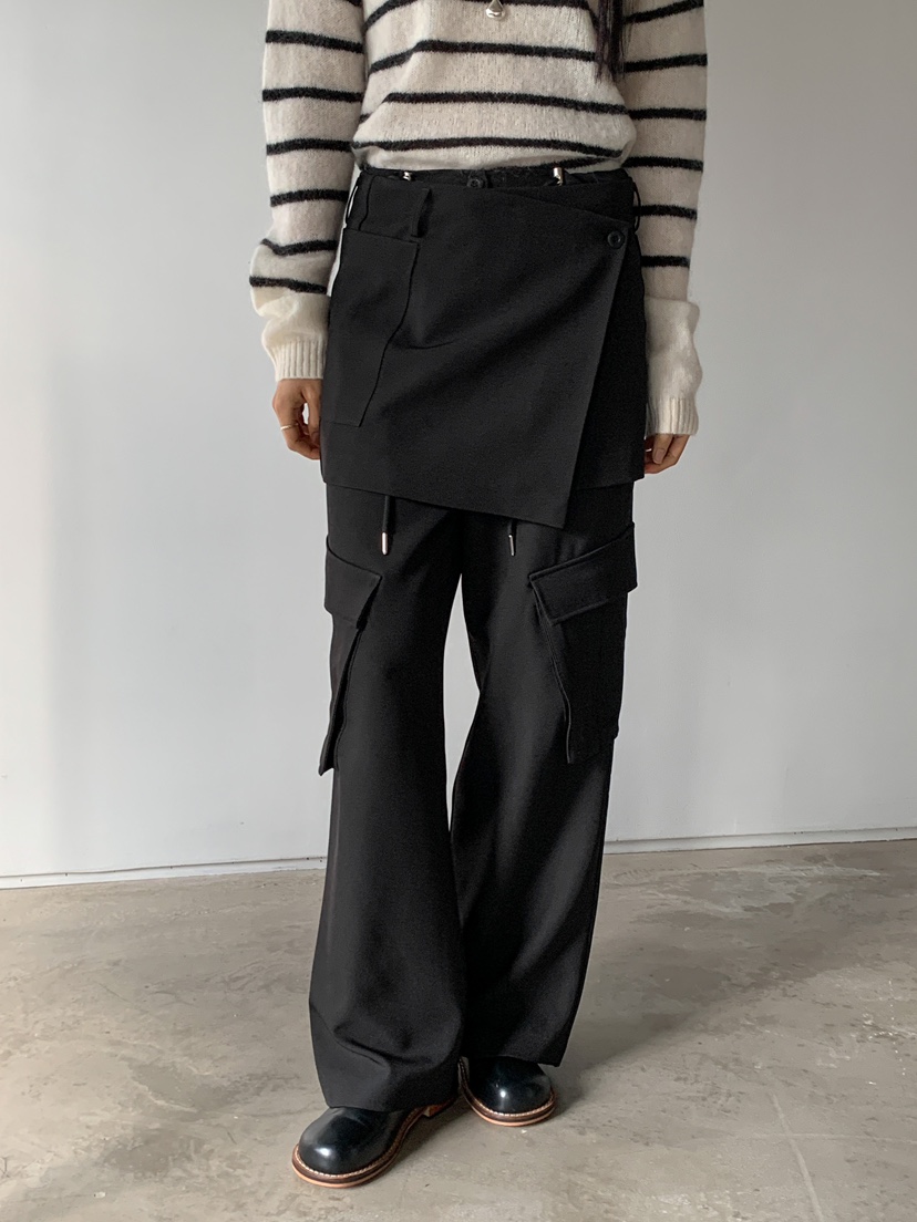 ILLO韓國直郵女裝新品24秋冬休閑時尚職業熱賣裙褲可拆卸MILLIMETER/MGML裙褲