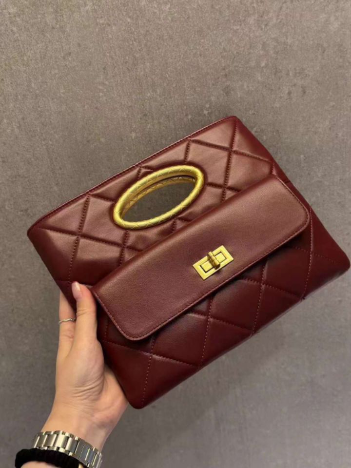 X韓國直郵東大門實拍女裝新品時尚熱賣24秋冬手拿包腋下包BAKHA-Q手拿包/腋下包