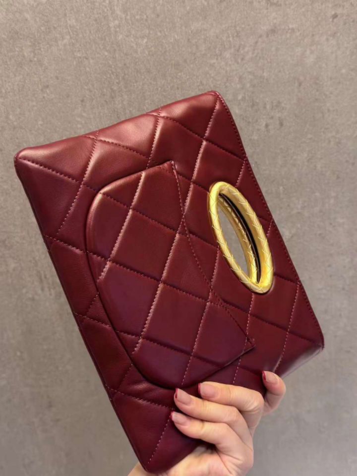 X韓國直郵東大門實拍女裝新品時尚熱賣24秋冬手拿包腋下包BAKHA-Q手拿包/腋下包