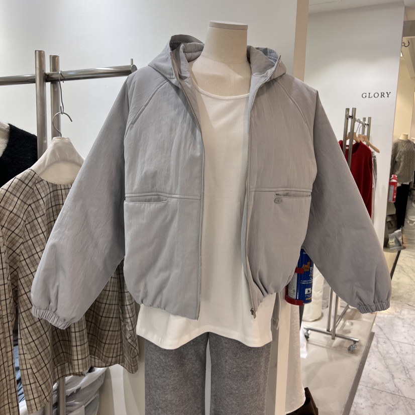 WANTS直郵韓國代購女裝新款職業時尚人氣真品休閑熱賣短款棉服DENISE短款棉服