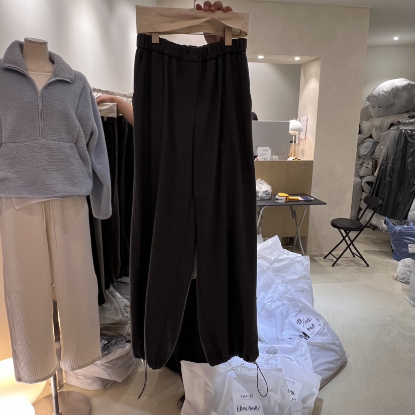 WANTS韓國直郵東大門實拍女裝新款推薦時尚休閑24秋冬休閑褲DENISE休閑褲圖色1
