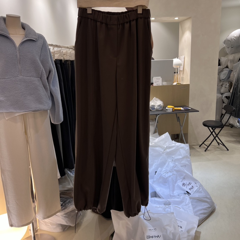 WANTS韓國直郵東大門實拍女裝新款推薦時尚休閑24秋冬休閑褲DENISE休閑褲圖色3