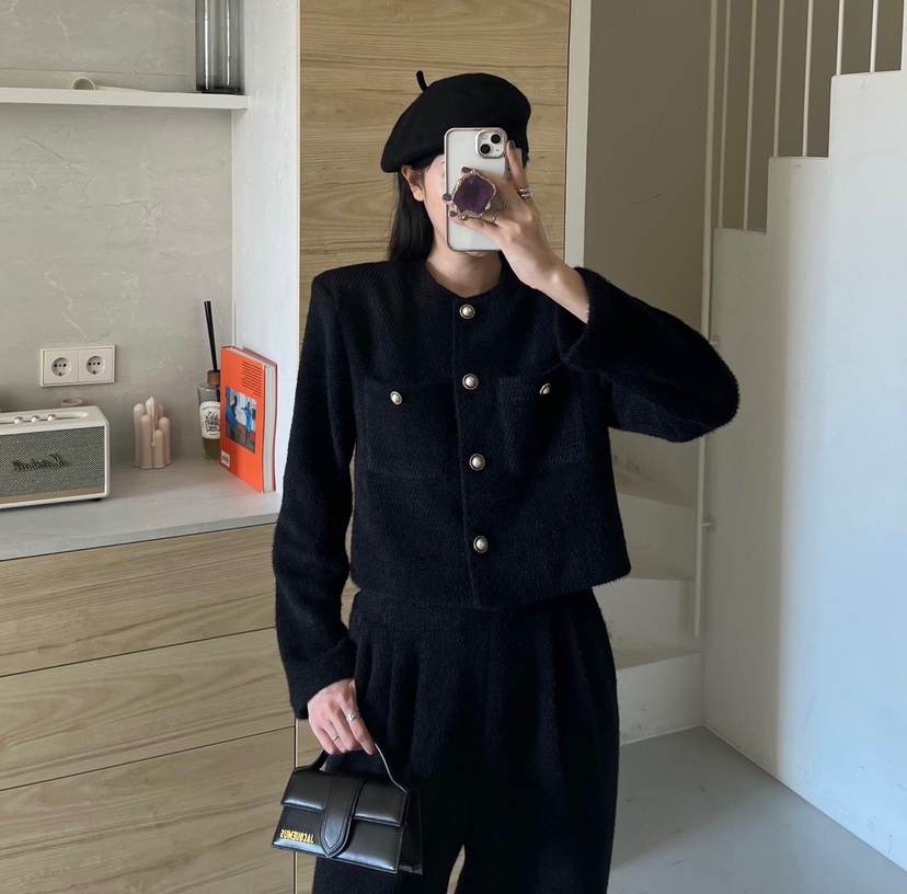 AMUSE SEOUL韓國直郵東大門代購女裝新款休閑熱賣24秋冬套裝AMUSE SEOUL套裝