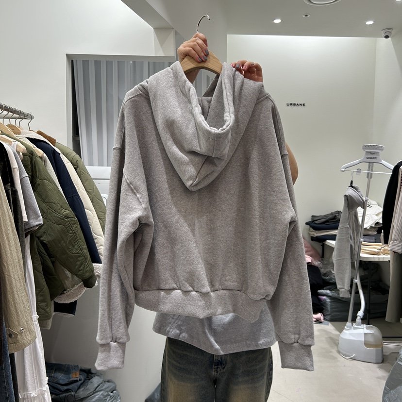 URBANE-P韓國直郵東大門實拍女裝新品24秋冬時尚推薦衛衣絨URBANE-P衛衣
