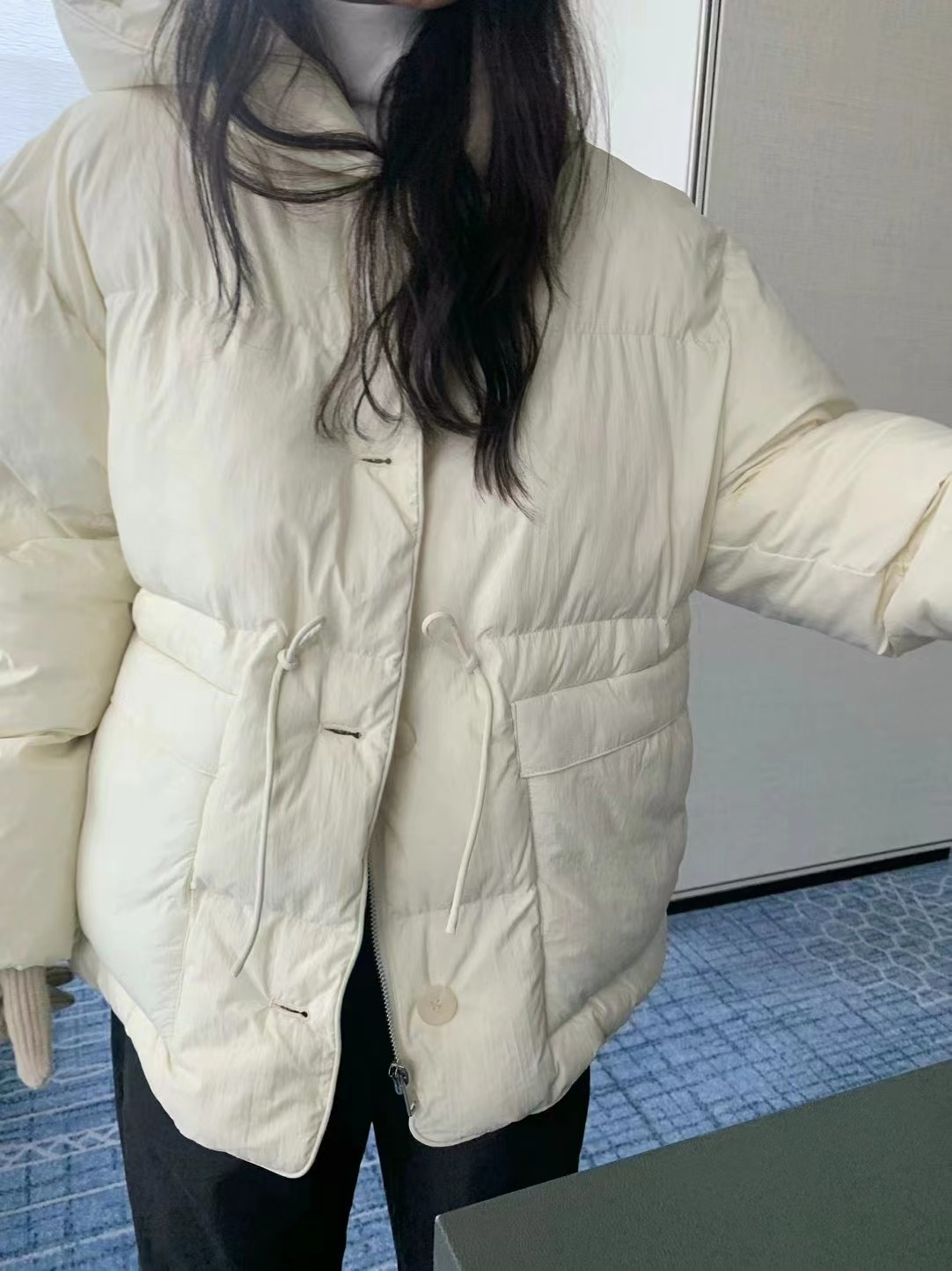 WELL ROW-T直郵韓國代購女裝新款真品短款羽絨服填充鴨絨WELL ROW-T短款羽絨服