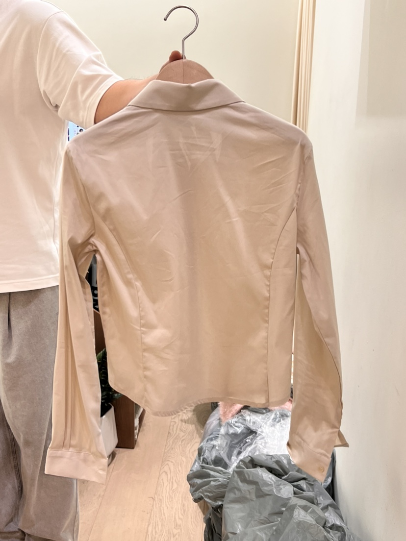 LUBRY韓國直郵東大門實拍女裝新品24秋冬職業推薦襯衫蕾絲衫NOPROBLEM襯衫/蕾絲衫