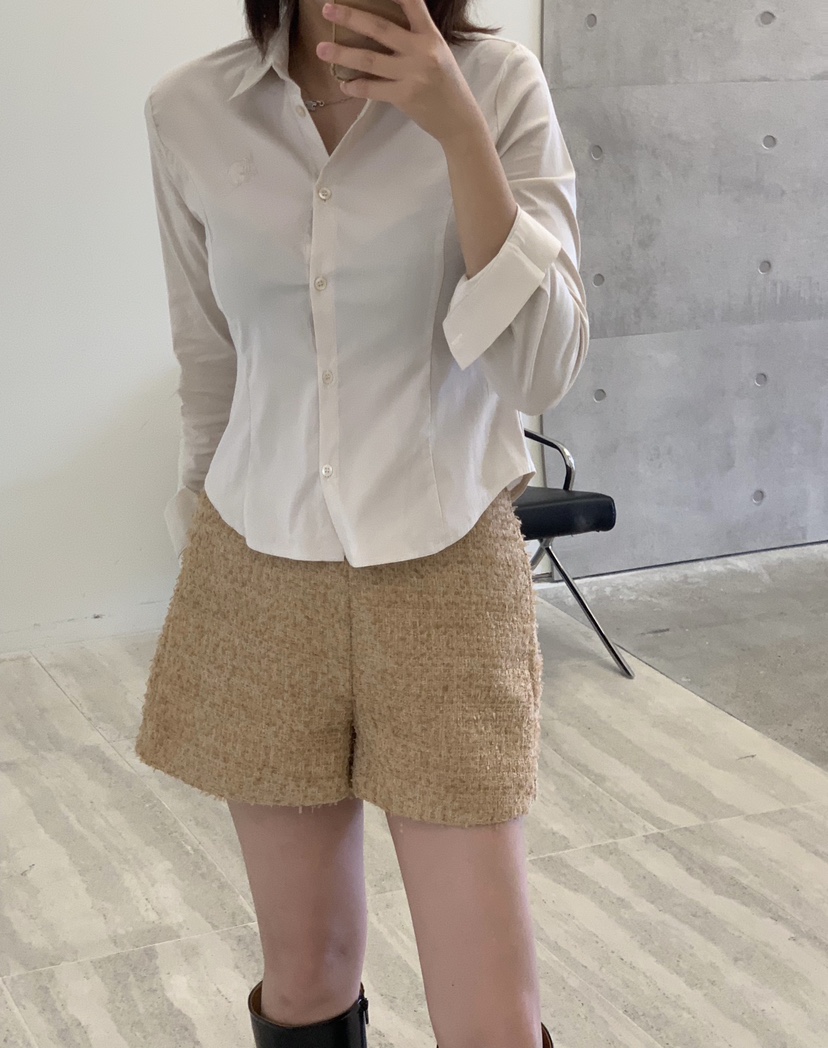 LUBRY韓國直郵東大門實拍女裝新品24秋冬職業推薦襯衫蕾絲衫NOPROBLEM襯衫/蕾絲衫