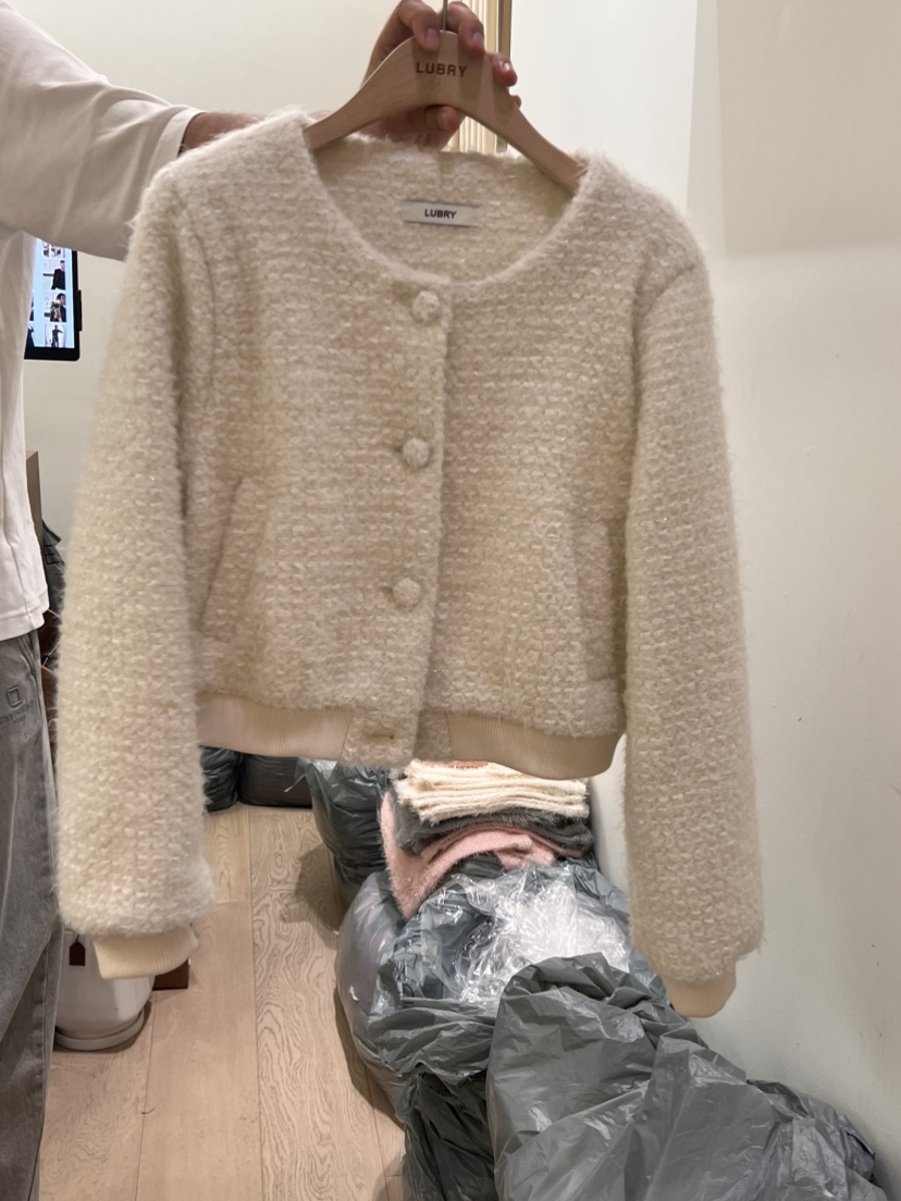 LUBRY韓國直郵東大門實拍女裝新品人氣時尚真品24秋冬短款大衣NOPROBLEM短款大衣圖色2