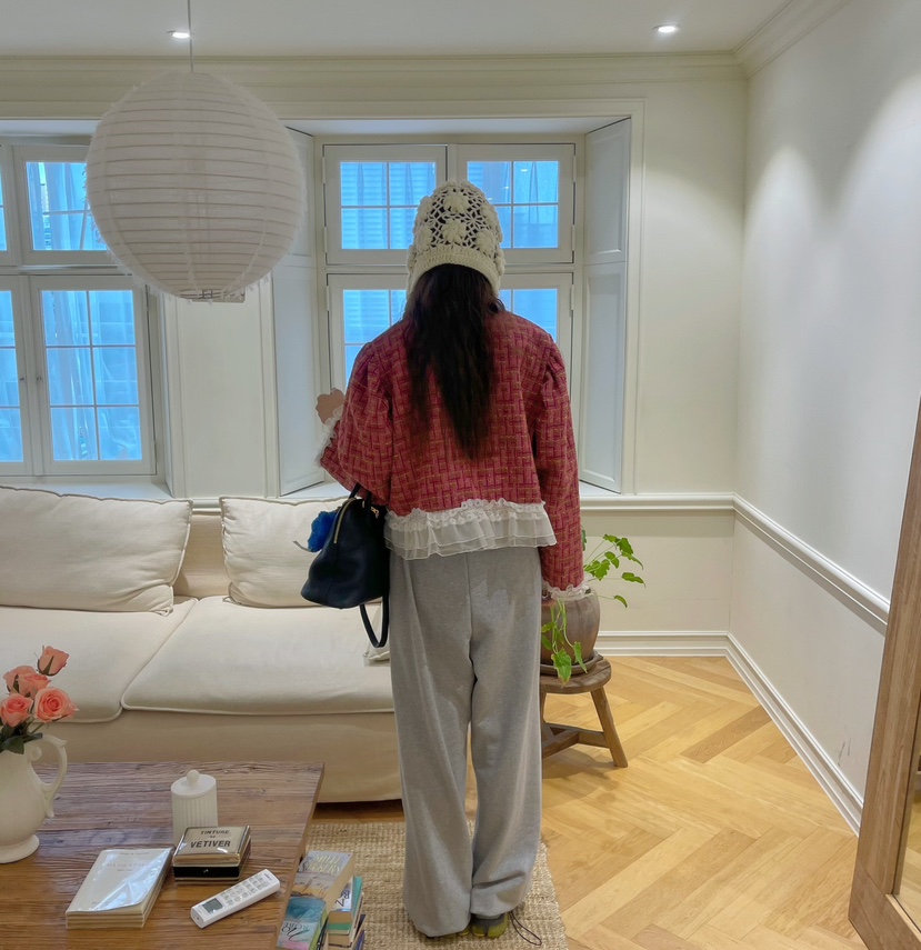 BOUTIQUE韓國直郵東大門代購女裝新款熱賣真品24秋冬休閑褲BOUTIQUE-L休閑褲