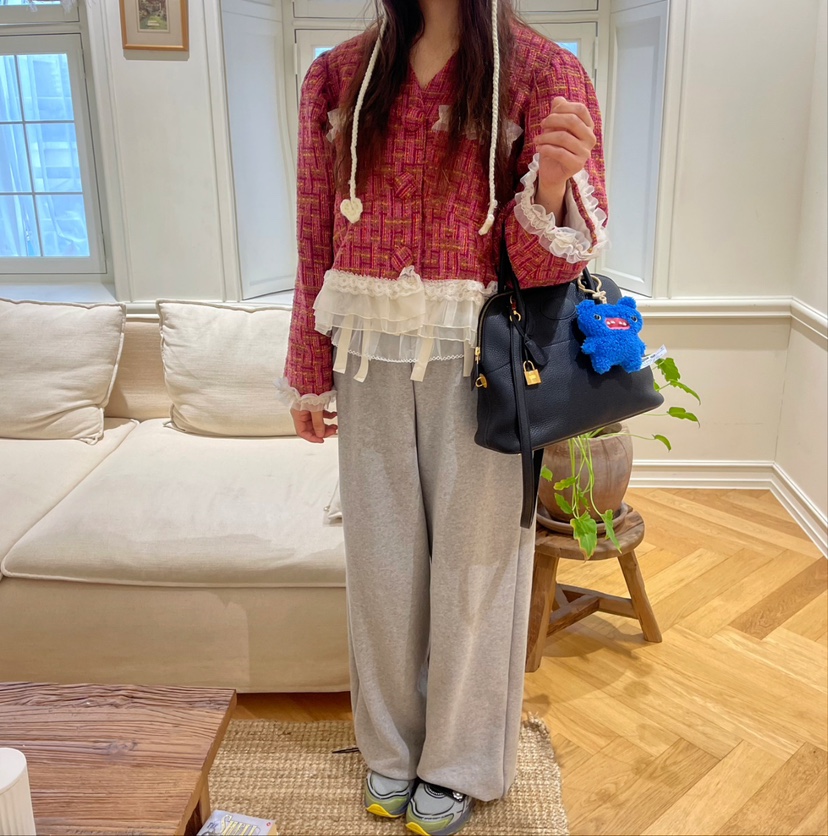 BOUTIQUE韓國直郵東大門代購女裝新款熱賣真品24秋冬休閑褲BOUTIQUE-L休閑褲