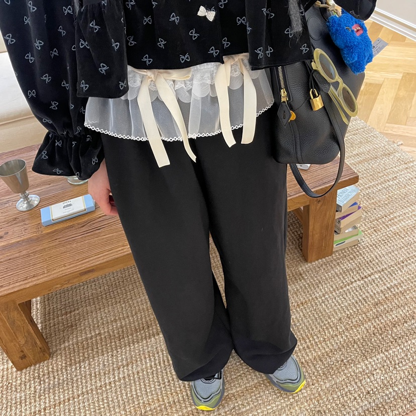 BOUTIQUE韓國直郵東大門代購女裝新款熱賣真品24秋冬休閑褲BOUTIQUE-L休閑褲