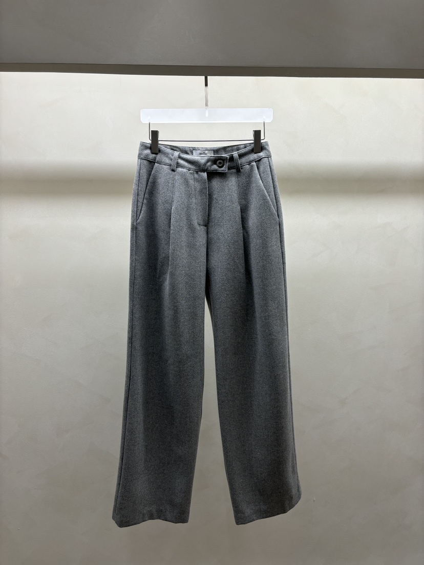 Waller韓國直郵東大門實拍女裝新款推薦時尚職業人氣休閑褲NOTHING休閑褲