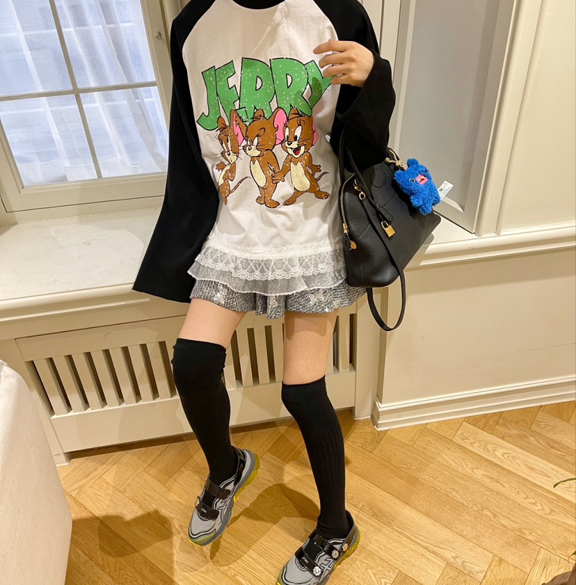 BOUTIQUE直郵韓國代購女裝新款時尚推薦職業人氣熱賣長袖T恤BOUTIQUE-L長袖T恤